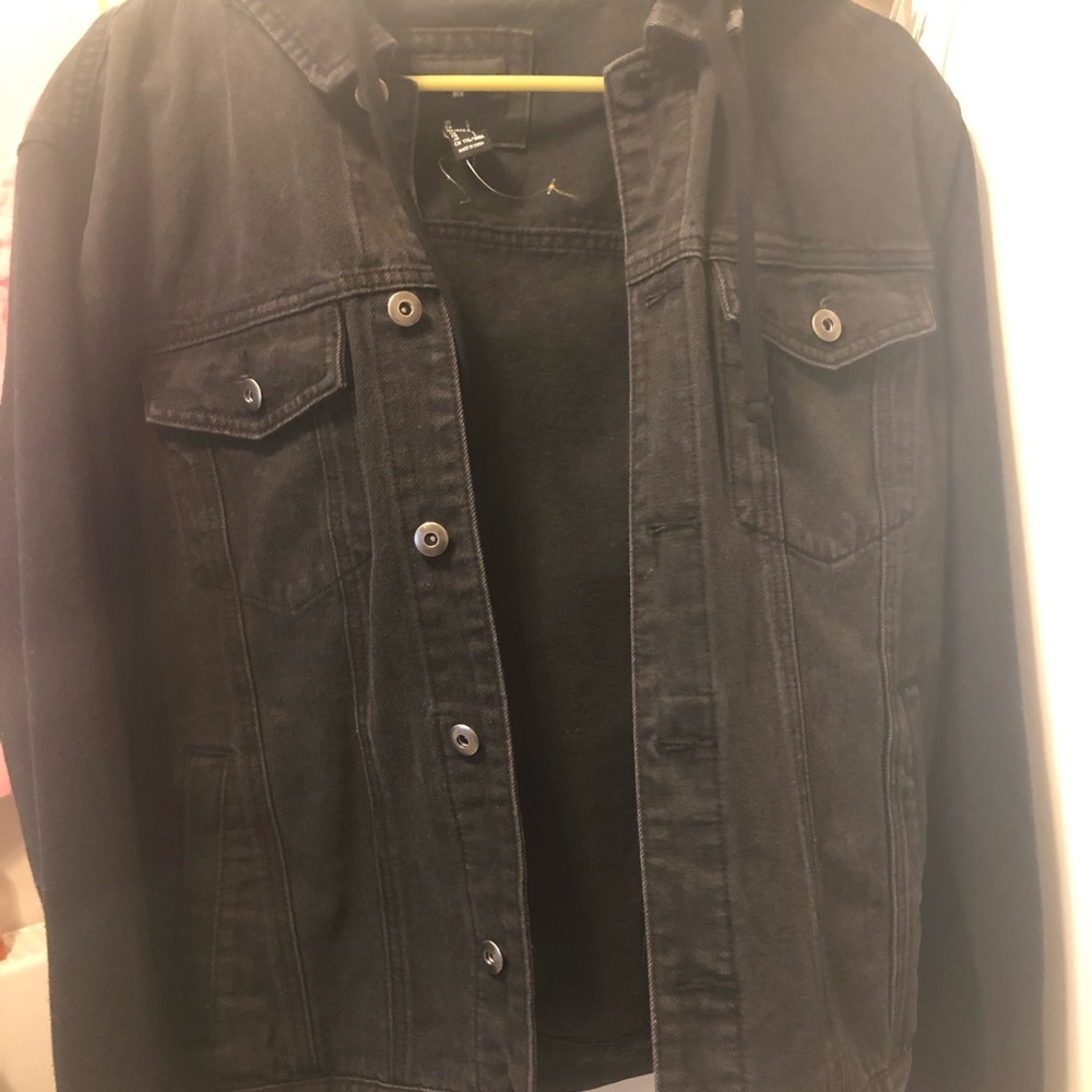 Levi Unisex Black Denim/ cotton blend Jacket